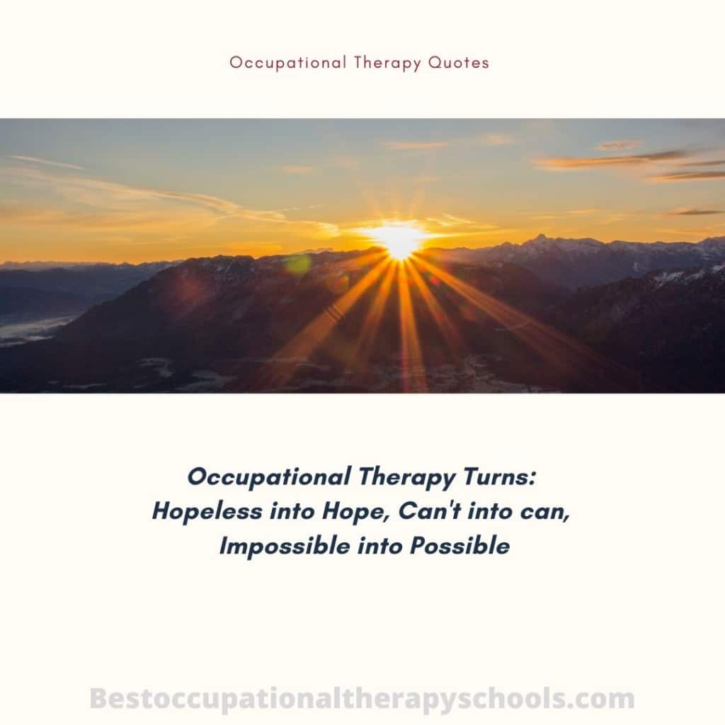 Occupational Therapy Quotes 